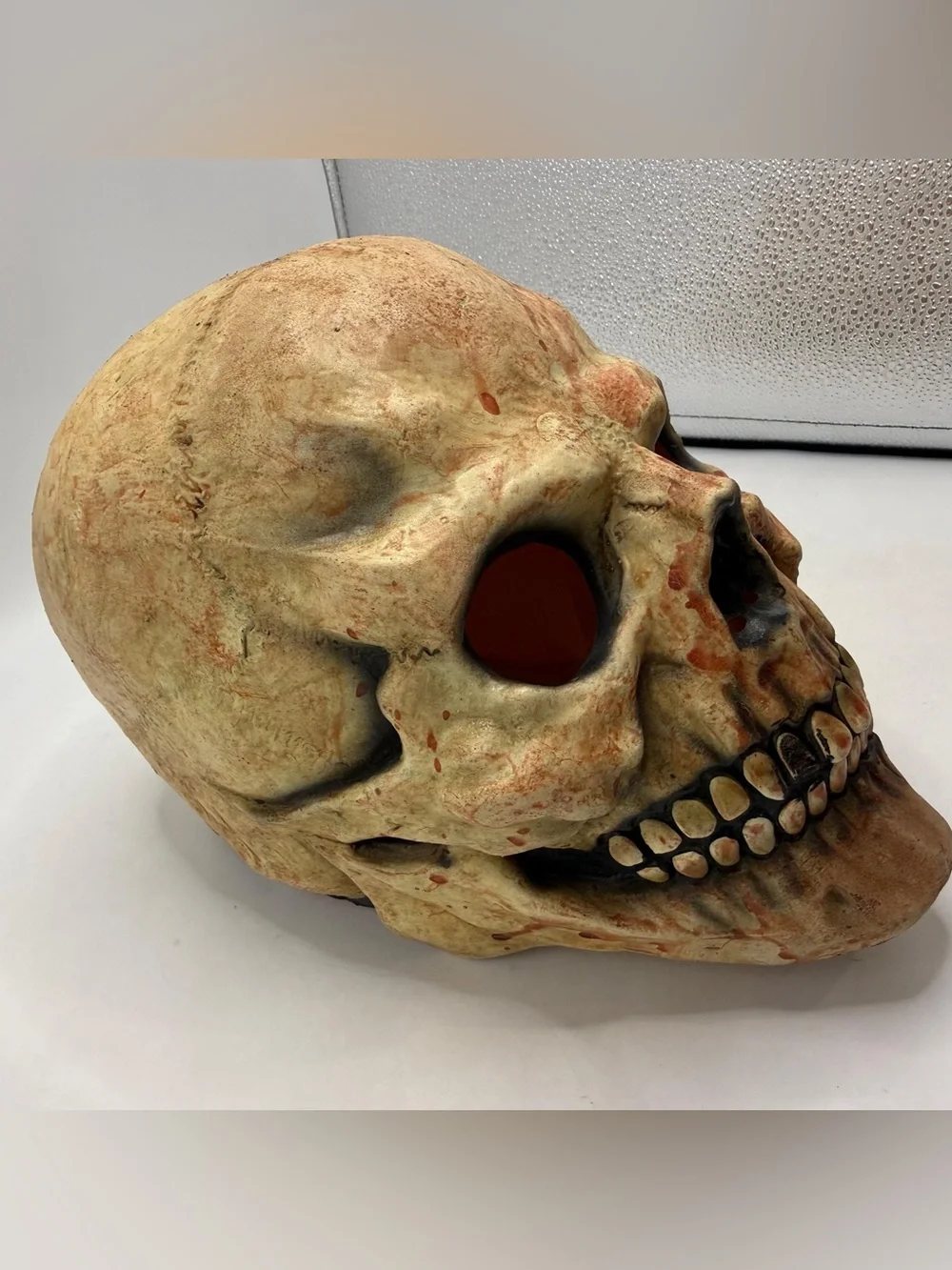 Bloody Skull Full Head Mask Scary Skeleton Halloween Horror Costume Prop